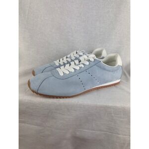 Universal Thread Womens Sneakers Light Blue Faux Suede Memory Foam Size 9.5